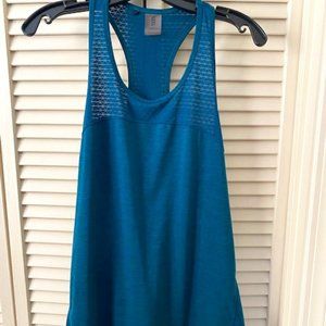 Second Skin (Dick's brand) size large blue-green athletic tank